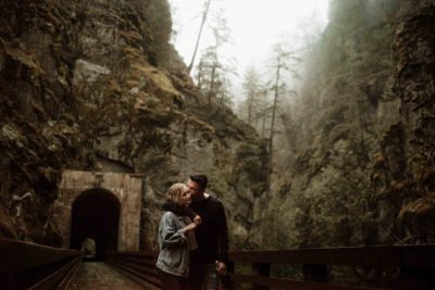 Othello Tunnels Chilliwack Engagement photos by Devin Moore